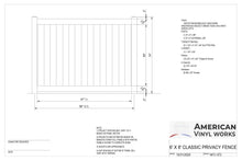 [75 Feet of Fence] 6' Tall Privacy AFC-373 Vinyl Complete Fence Package