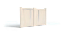 4' Tall x 6' Wide Double Drive Swing Vinyl Gate For Vinyl Fences (AFC-001)
