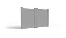 4' Tall x 6' Wide Double Drive Swing Vinyl Gate For Vinyl Fences (AFC-001)