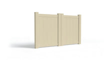 4' Tall x 6' Wide Double Drive Swing Vinyl Gate For Vinyl Fences (AFC-001)