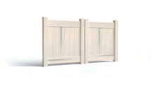 4' Tall x 8' Wide Double Drive Swing Vinyl Gate For Vinyl Fences (AFC-001)