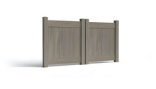 4' Tall x 8' Wide Double Drive Swing Vinyl Gate For Vinyl Fences (AFC-001)