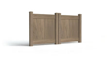 4' Tall x 8' Wide Double Drive Swing Vinyl Gate For Vinyl Fences (AFC-001)