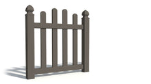 4' Tall x 3' Wide Single Swing Vinyl Gate For Vinyl Fences (AFC-016)