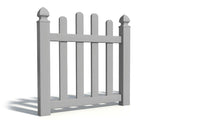 4' Tall x 3' Wide Single Swing Vinyl Gate For Vinyl Fences (AFC-016)