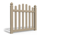 4' Tall x 4' Wide Single Swing Vinyl Gate For Vinyl Fences (AFC-016)