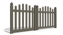 4' Tall x 8' Wide Double Drive Swing Vinyl Gate For Vinyl Fences (AFC-016)