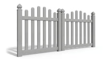 4' Tall x 8' Wide Double Drive Swing Vinyl Gate For Vinyl Fences (AFC-016)