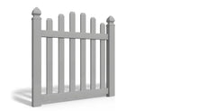 4' Tall x 4' Wide Single Swing Vinyl Gate For Vinyl Fences (AFC-016)