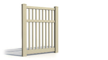 6' Tall x 3' Wide Single Swing Vinyl Gate For Vinyl Fences (AFC-017)