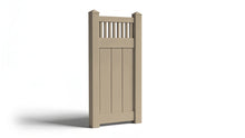 6' Tall x 3' Wide Single Swing Vinyl Gate For Vinyl Fences (AFC-018)