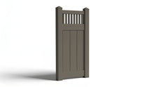 6' Tall x 3' Wide Single Swing Vinyl Gate For Vinyl Fences (AFC-018)