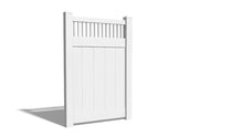 6' Tall x 4' Wide Single Swing Vinyl Gate For Vinyl Fences (AFC-018)