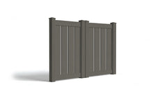 4' Tall x 6' Wide Double Drive Swing Vinyl Gate For Vinyl Fences (AFC-0304)