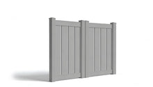 4' Tall x 6' Wide Double Drive Swing Vinyl Gate For Vinyl Fences (AFC-0304)