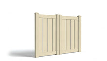4' Tall x 6' Wide Double Drive Swing Vinyl Gate For Vinyl Fences (AFC-0304)