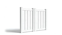 4' Tall x 6' Wide Double Drive Swing Vinyl Gate For Vinyl Fences (AFC-0304)