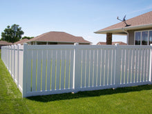 [PRICE PER FOOT] 6' Tall Semi-Privacy AFC-030 Vinyl Fence
