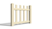 3' Tall x 3' Wide Single Swing Vinyl Gate For Vinyl Fences (AFC-11)