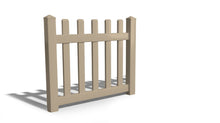 3' Tall x 4' Wide Single Swing Vinyl Gate For Vinyl Fences (AFC-11)
