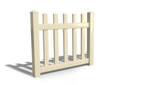 3' Tall x 4' Wide Single Swing Vinyl Gate For Vinyl Fences (AFC-11)