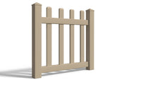 4' Tall x 3' Wide Single Swing Vinyl Gate For Vinyl Fences (AFC-15)