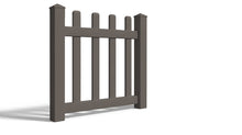 4' Tall x 3' Wide Single Swing Vinyl Gate For Vinyl Fences (AFC-15)