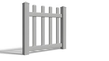 4' Tall x 3' Wide Single Swing Vinyl Gate For Vinyl Fences (AFC-15)