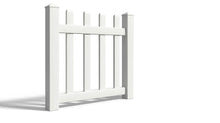 4' Tall x 3' Wide Single Swing Vinyl Gate For Vinyl Fences (AFC-15)