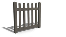 4' Tall x 4' Wide Single Swing Vinyl Gate For Vinyl Fences (AFC-15)