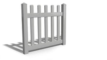 4' Tall x 4' Wide Single Swing Vinyl Gate For Vinyl Fences (AFC-15)