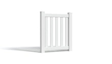 3' Tall x 3' Wide Single Swing Vinyl Gate For Vinyl Fences (AFC-16)