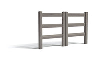 5' Tall x 6' Wide Double Drive Swing Vinyl Gate For Vinyl Fences (AFC-19A)