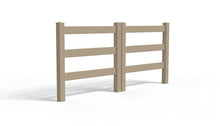5' Tall x 8' Wide Double Drive Swing Vinyl Gate For Vinyl Fences (AFC-19A)