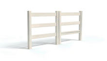 5' Tall x 8' Wide Double Drive Swing Vinyl Gate For Vinyl Fences (AFC-19A)