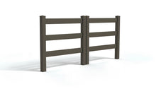 5' Tall x 8' Wide Double Drive Swing Vinyl Gate For Vinyl Fences (AFC-19A)