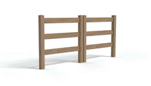 5' Tall x 8' Wide Double Drive Swing Vinyl Gate For Vinyl Fences (AFC-19A)