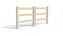5' Tall x 8' Wide Double Drive Swing Vinyl Gate For Vinyl Fences (AFC-19A)