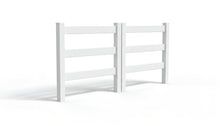 5' Tall x 8' Wide Double Drive Swing Vinyl Gate For Vinyl Fences (AFC-19A)