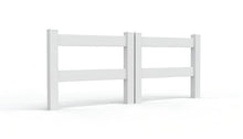 3' Tall x 6' Wide Double Drive Swing Vinyl Gate For Vinyl Fences (AFC-302)