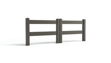 3' Tall x 8' Wide Double Drive Swing Vinyl Gate For Vinyl Fences (AFC-302)