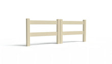 3' Tall x 8' Wide Double Drive Swing Vinyl Gate For Vinyl Fences (AFC-302)