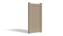 6' Tall x 3' Wide Single Swing Vinyl Gate For Vinyl Fences (AFC-373)