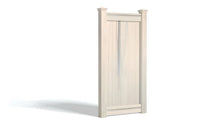 6' Tall x 3' Wide Single Swing Vinyl Gate For Vinyl Fences (AFC-373)