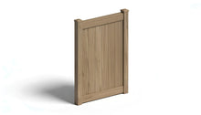 6' Tall x 4' Wide Single Swing Vinyl Gate For Vinyl Fences (AFC-373)