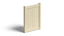 6' Tall x 4' Wide Single Swing Vinyl Gate For Vinyl Fences (AFC-373)