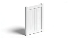 6' Tall x 4' Wide Single Swing Vinyl Gate For Vinyl Fences (AFC-373)
