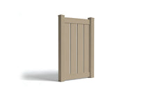 5' Tall x 3' Wide Single Swing Vinyl Gate For Vinyl Fences (AFC-C32)