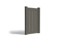 5' Tall x 3' Wide Single Swing Vinyl Gate For Vinyl Fences (AFC-C32)
