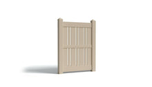 6' Tall x 3' Wide Single Swing Vinyl Gate For Vinyl Fences (AFS-23)